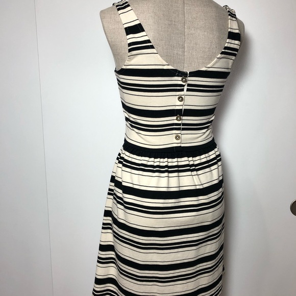 3/25 SALE J.CREW Striped Fit Flare Villa Dress XXS - Picture 5 of 8